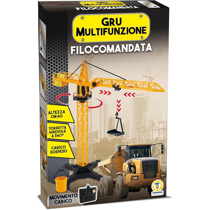 Grua de Construcción Infantil por Cable 100cm - Imagen 1