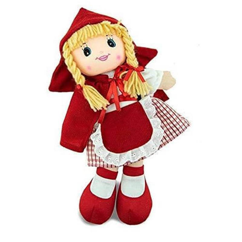 Muñeca de Trapo Caperucita Roja Carlotta 30cm