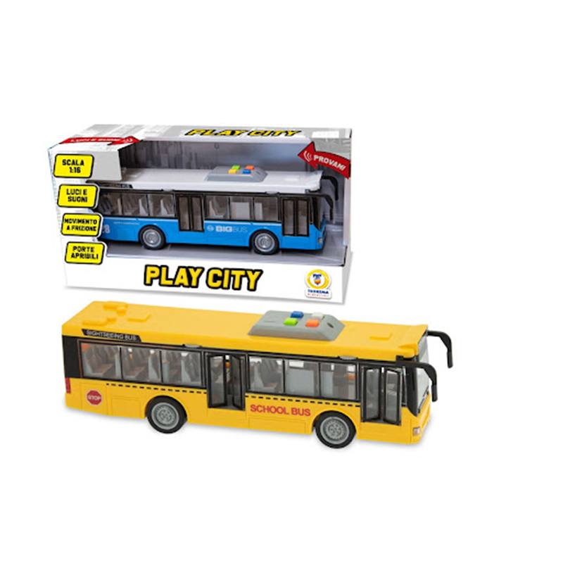 Autobús Play City Friccion Luces y Sonidos 1:16