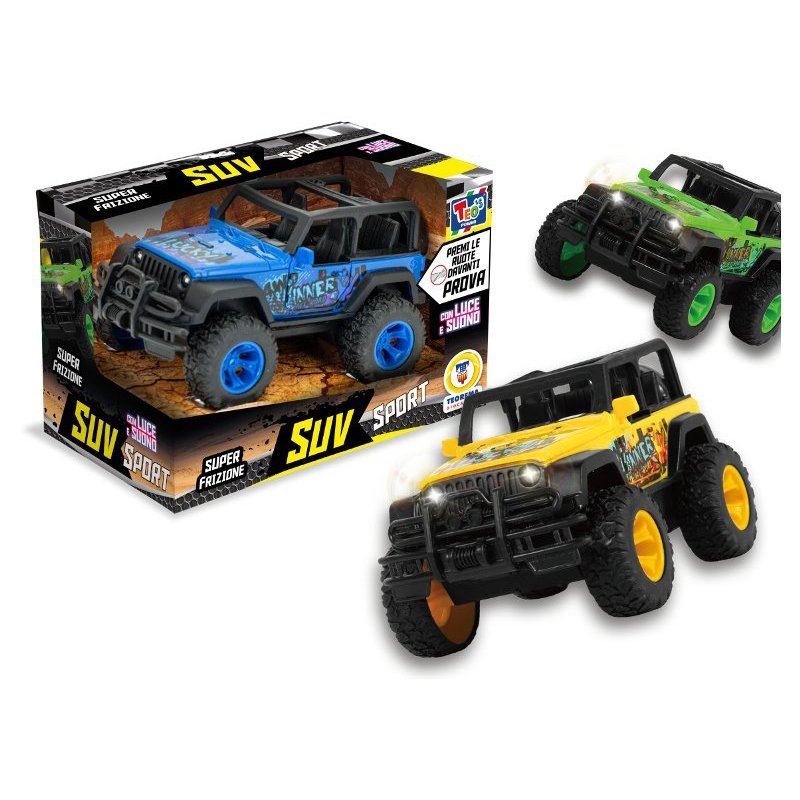 Coche 4x4 SUV luces y sonidos