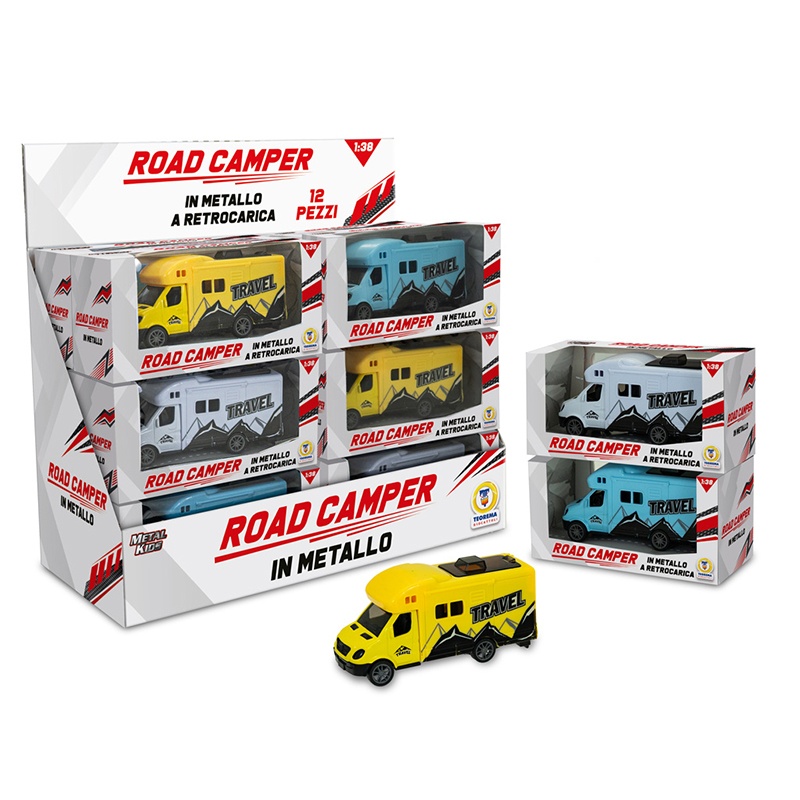 Vehículo Furgoneta Camper 1:38