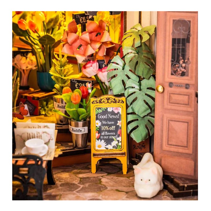 Canto de Livros Rolife DIY Floral Corner - Imagem 4