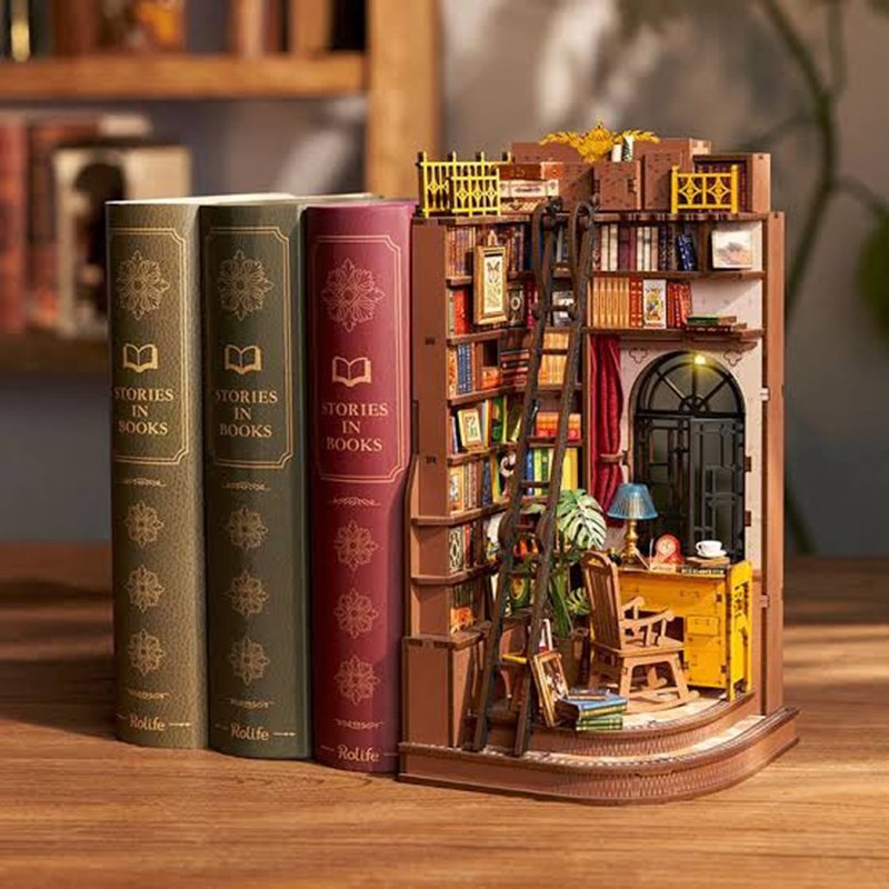 Robotime Maqueta de Montaje 3D Silent Corner Study 196p - Imagen 1