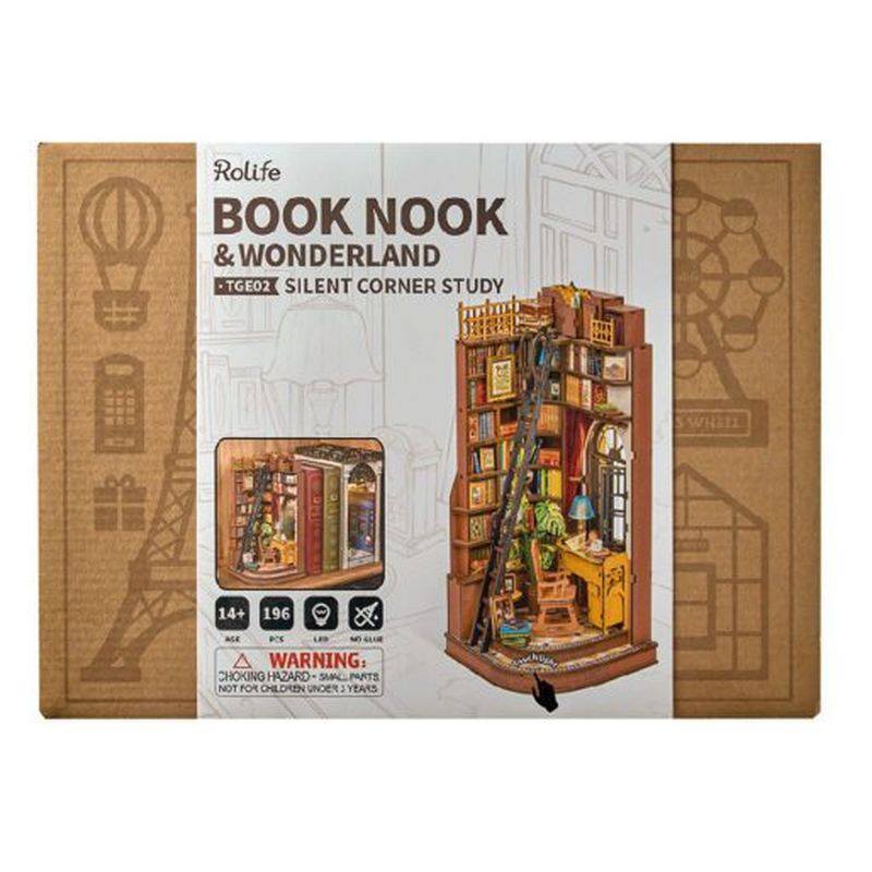 Robotime Maqueta de Montaje 3D Silent Corner Study 196p - Imagen 3