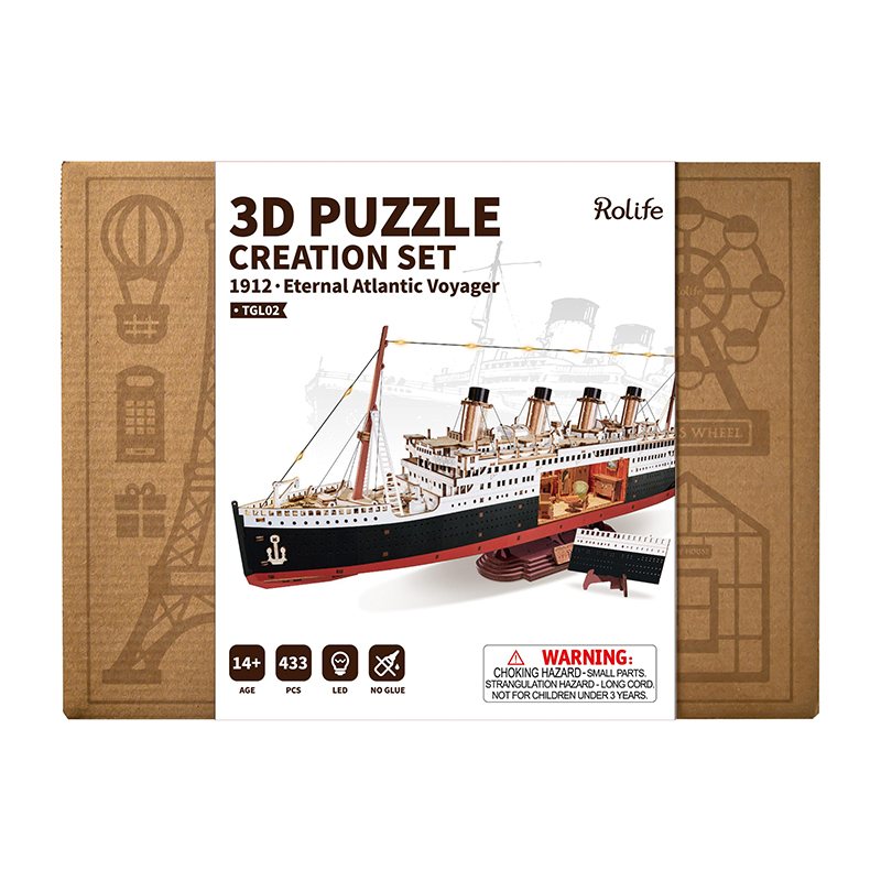 Kit Miniatura DIY - 1912 Titanic 446p - Imagen 6