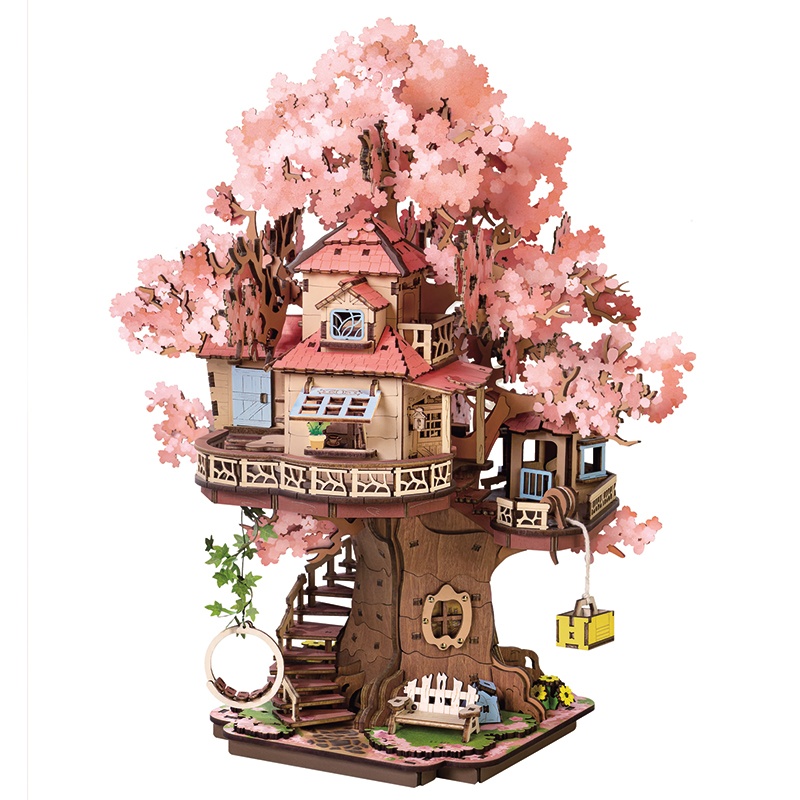 Kit Miniatura DIY - Sakura Tree House 535p