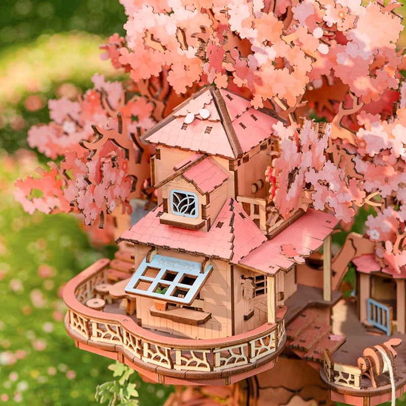Kit Miniatura DIY - Sakura Tree House 535p - Imagen 2