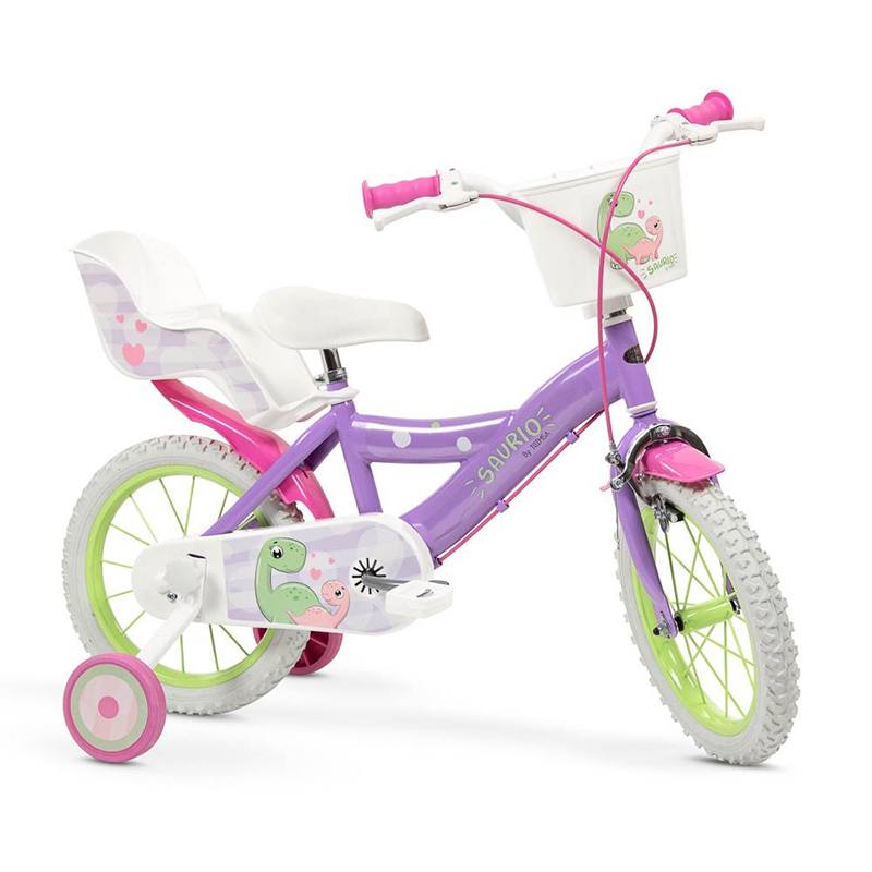 Bicicleta infantil de 14 polzades Saurio
