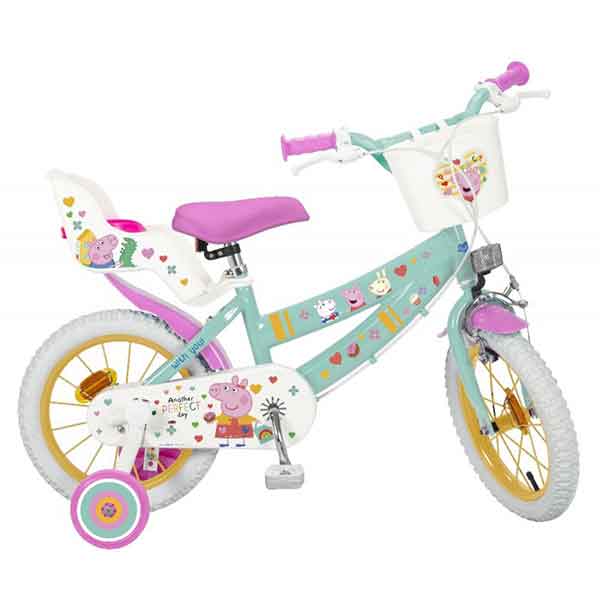 Peppa Pig Bicicleta Infantil 14 Pulgadas - Imagen 1