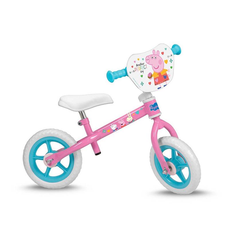 Bicicleta sin pedales Rider Bike 10 pulgadas Peppa Pig Rosa