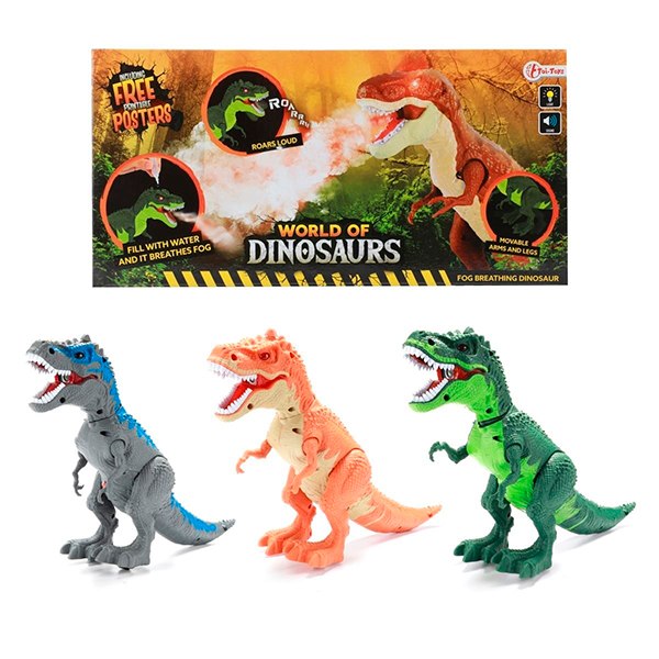 Dinosaurio con Sonido y Vapor 32cm
