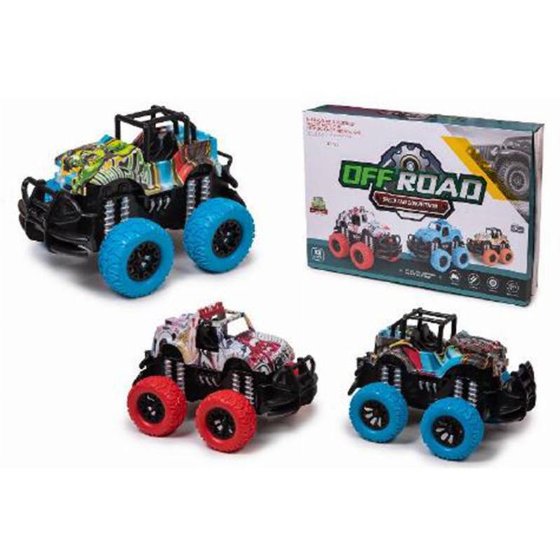 Coche Monster Jam Colores Fricción