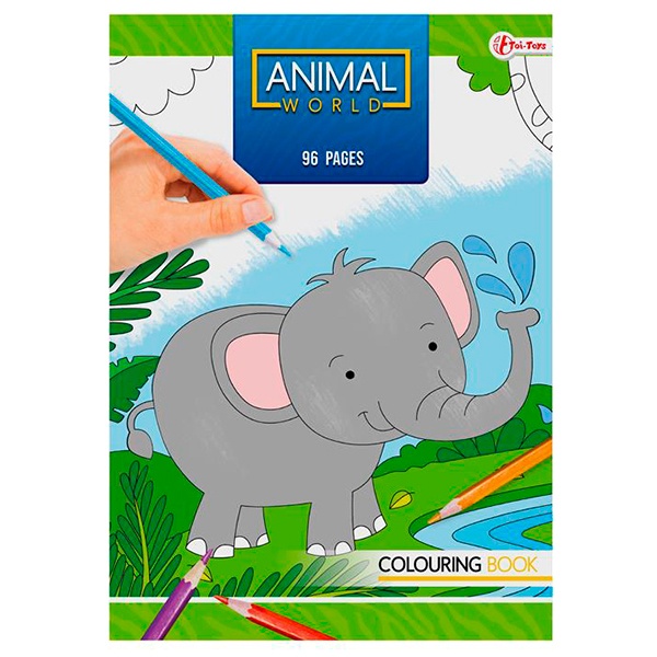 Cuaderno Colorear Animales Salvajes - Imagen 1