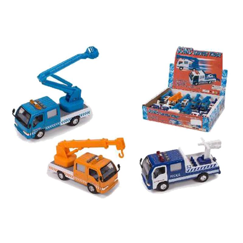 Camiões de Metal Luz e Som 13cm