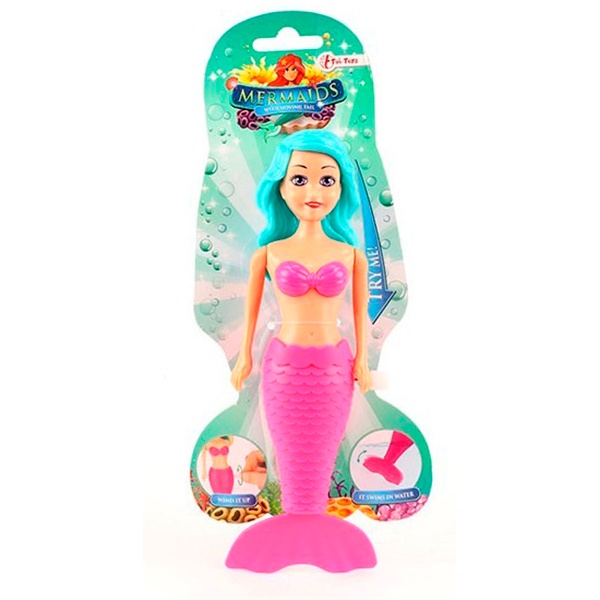 Muñeca Sirena con Cuerda 18cm - Imagen 3