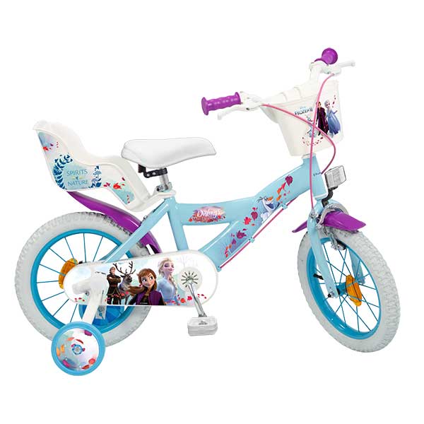 Frozen Bicicleta Infantil 14 Polegadas - Imagem 1