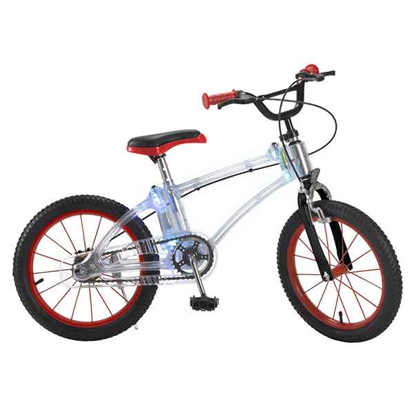 Bicicleta Infantil 16 Pulgadas Phantom Roja con Luces - Imagen 1