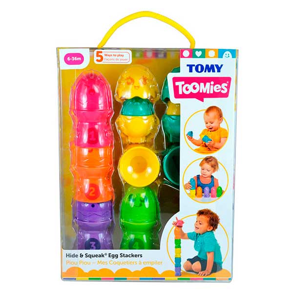 Huevos Apilables Tomy - Imagen 2