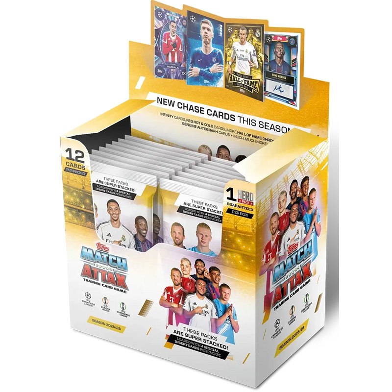 Match Attax Sobre individual 12 cartas fútbol 2025-2026 - Imagen 1