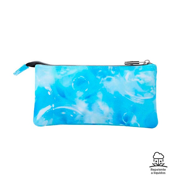 Estojo Escolar Azul Bubul Tablero 22cm - Imagem 2