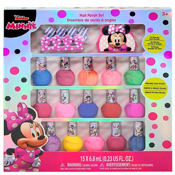 Disney Minnie Pack 15 esmaltes de uñas - Imagen 1
