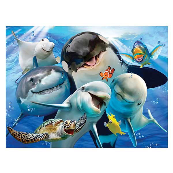 Prime 3D Puzzle 500p Selfie Oceano - Imagem 1