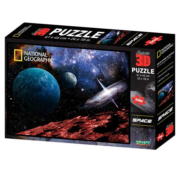 National Geographic Prime 3D Puzzle 500p Espaço - Imagem 1