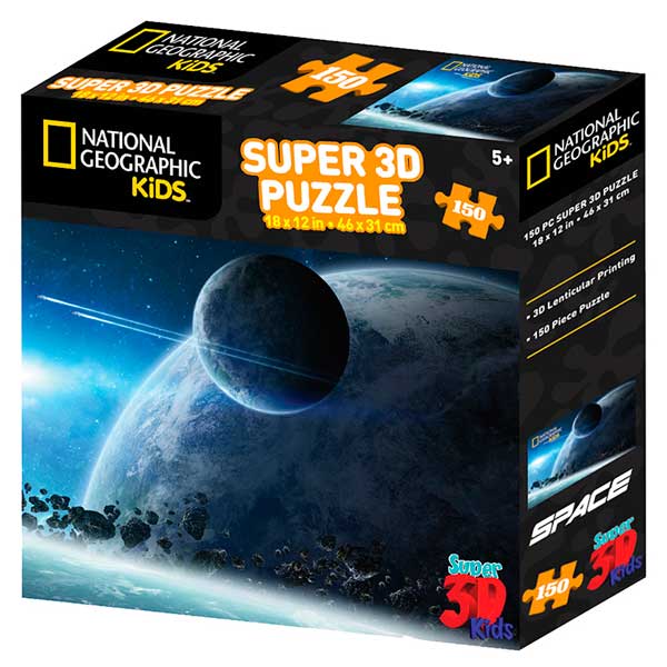 National Geographic Puzzle 150p Espai 3D - Imatge 1