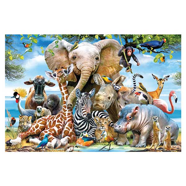 Prime 3D Puzzle 150p Animales Africanos - Imagen 1