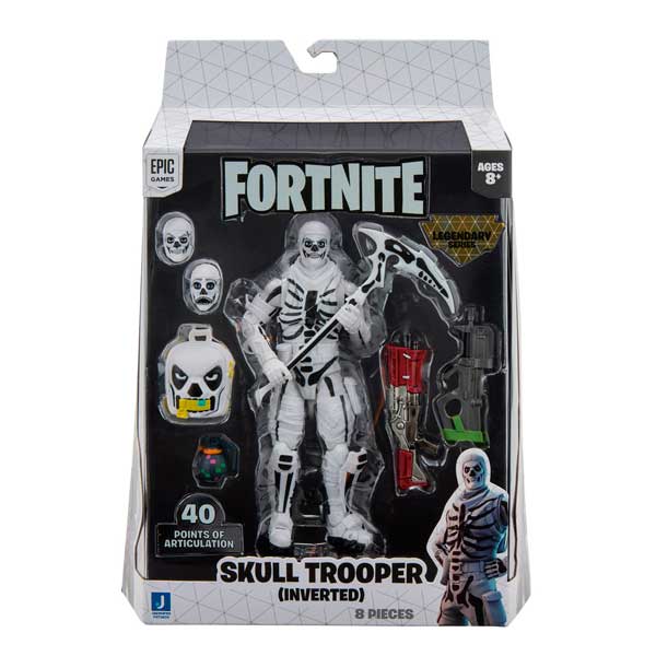 Fortnite Figura Skull Trooper Inverted Legendary Series 15 cm - Imagem 1