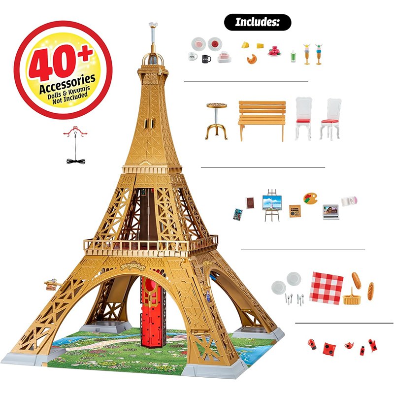Miraculous Torre Eiffel Ladybug 122cm - Imagen 1
