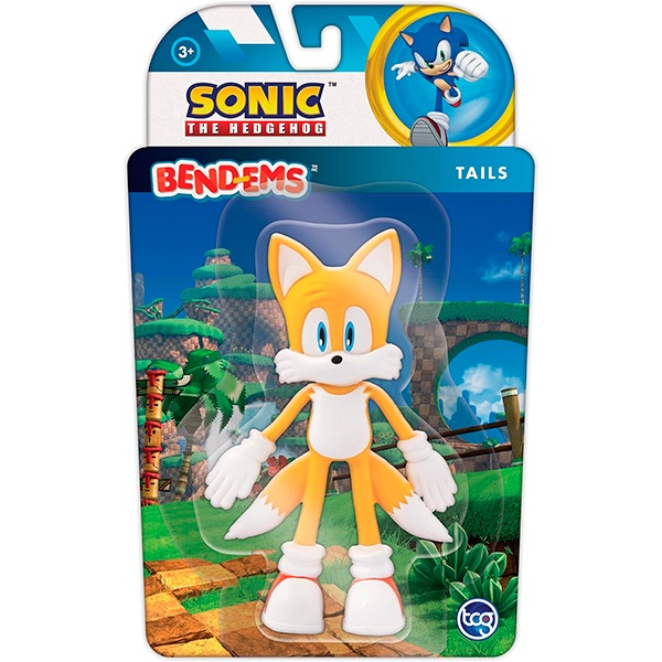 Sonic Figura Tails Bend-Ems - Imagen 2