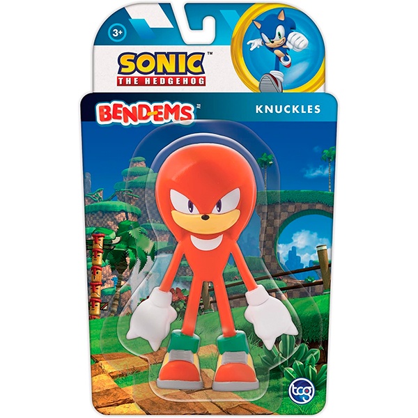 Sonic Figura Kunckles Bend-Ems - Imatge 2