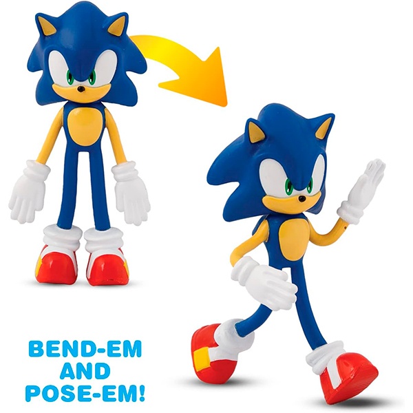 Sonic Set 4 Figuras Bend-Ems - Imagem 2