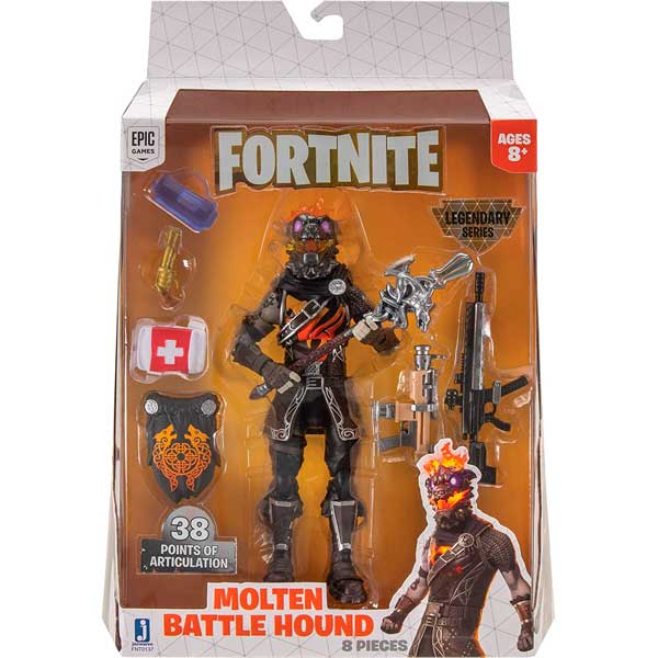 Fortnite Figura Molten Battle Hound 15cm - Imagen 2