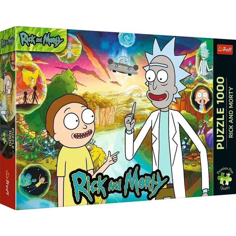 Puzzle 1000 pcs Rick y Morty Premium