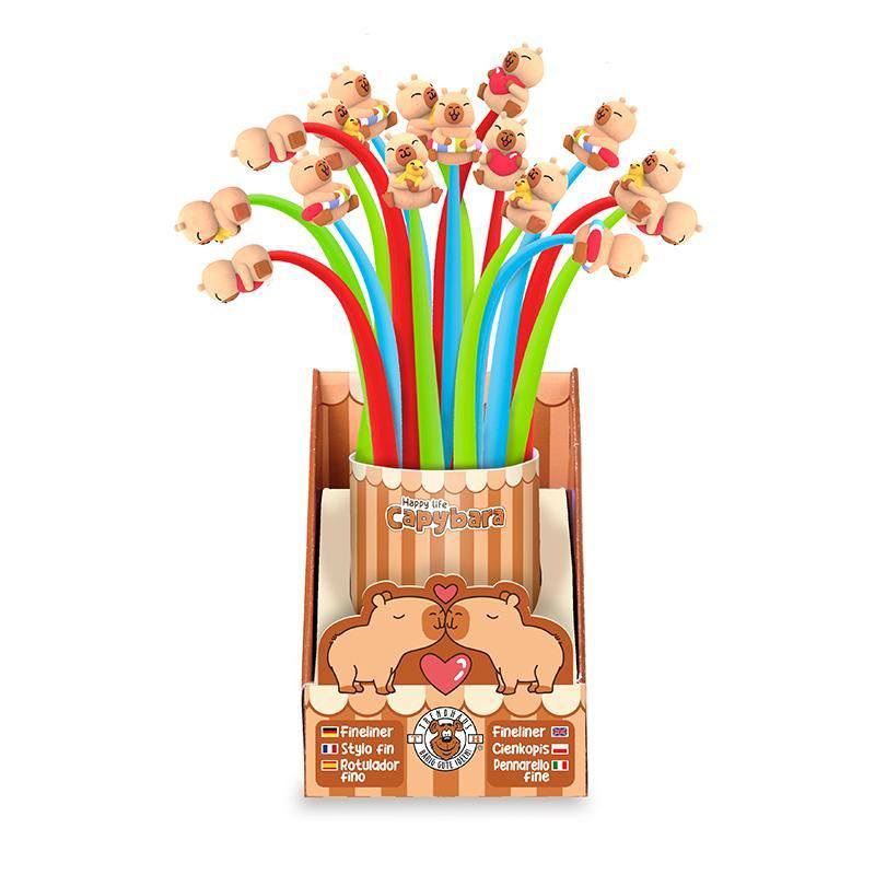 Caneta Capibara com Figura Oscilante - Imagem 1
