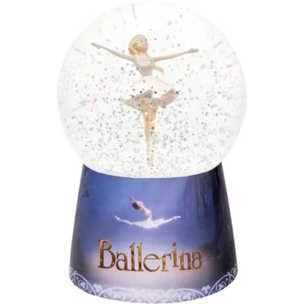 Bola de Cristal de Bailarina de Neve Musical e Leve - Imagem 1