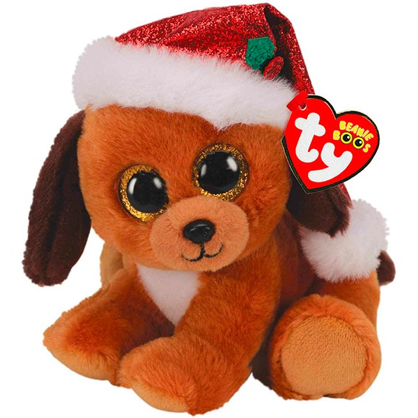 Peluche Perro Navidad Howlidays Boos 15cm - Imagen 1