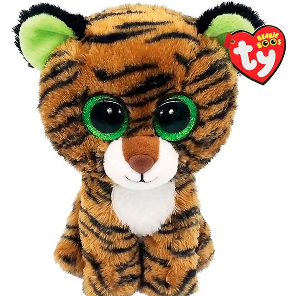 Pelúcia Tigre Marrom Tiggy Boos 15cm - Imagem 1