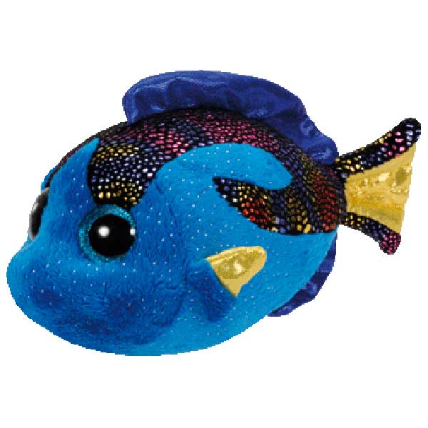 Peluix Peix Aqua Blau Boos 15cm - Imatge 1
