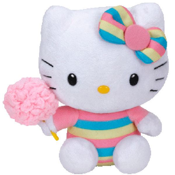 Peluche Hello Kitty Cotton Candy 15cm - Imagen 1