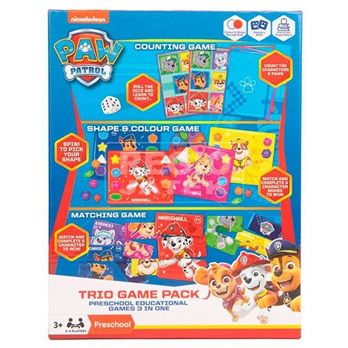 Patrulla Canina Pack 3 Juegos Educativos - Imagen 1