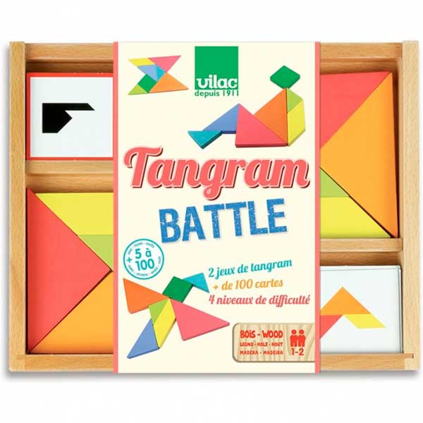 Juego Tangram Battle Madera - Imagen 1
