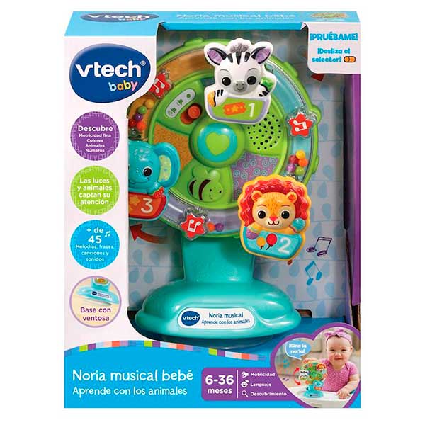 Roda Musical Bebês Aprenda com Animais - Imagem 1