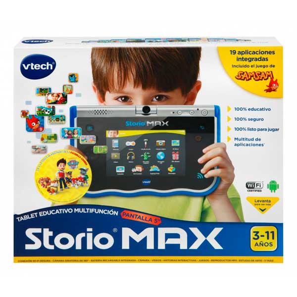 Vtech Tablet Consola Storio Max Azul - Imagem 3