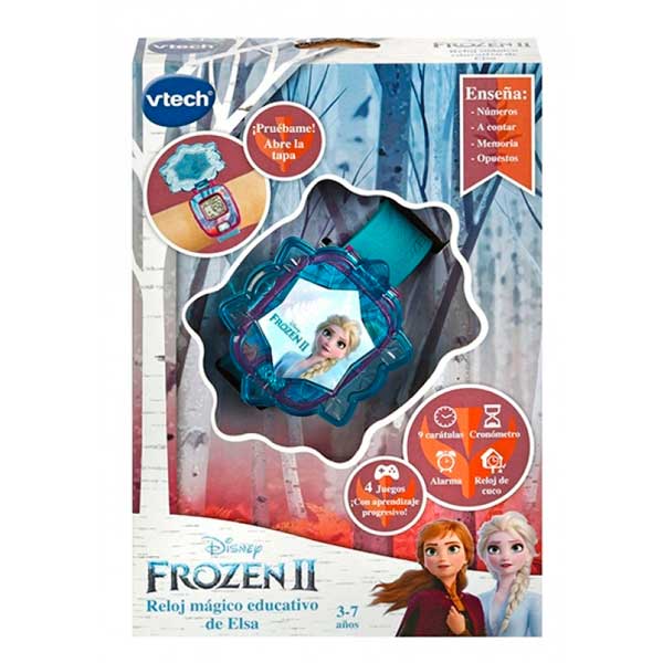 Vtech Frozen 2 Reloj Digital Mágico Educativo - Imagen 5