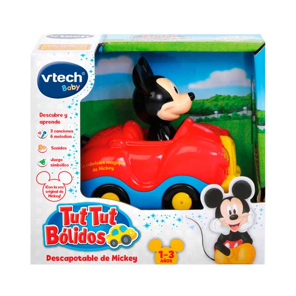 Vtech Disney Coche Mickey Rojo - Imagen 1