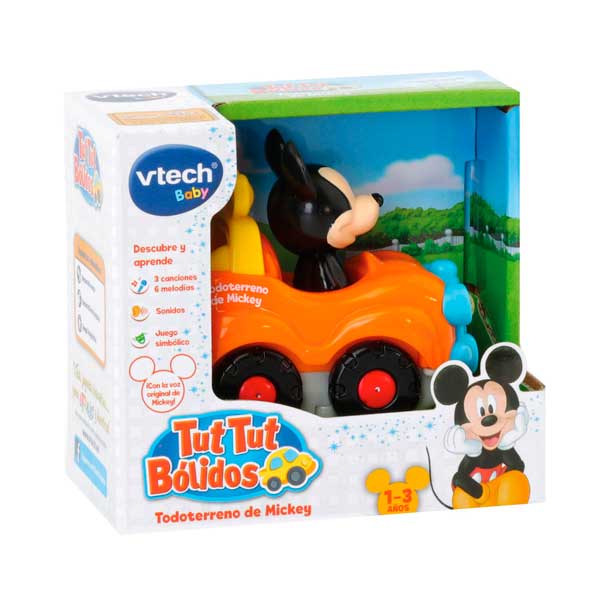 Vtech Disney Coche Mickey Naranja - Imagen 1