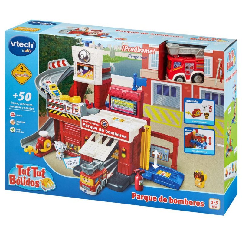 Vtech - Carros de corrida do Corpo de Bombeiros Tut Tut - Imagem 3